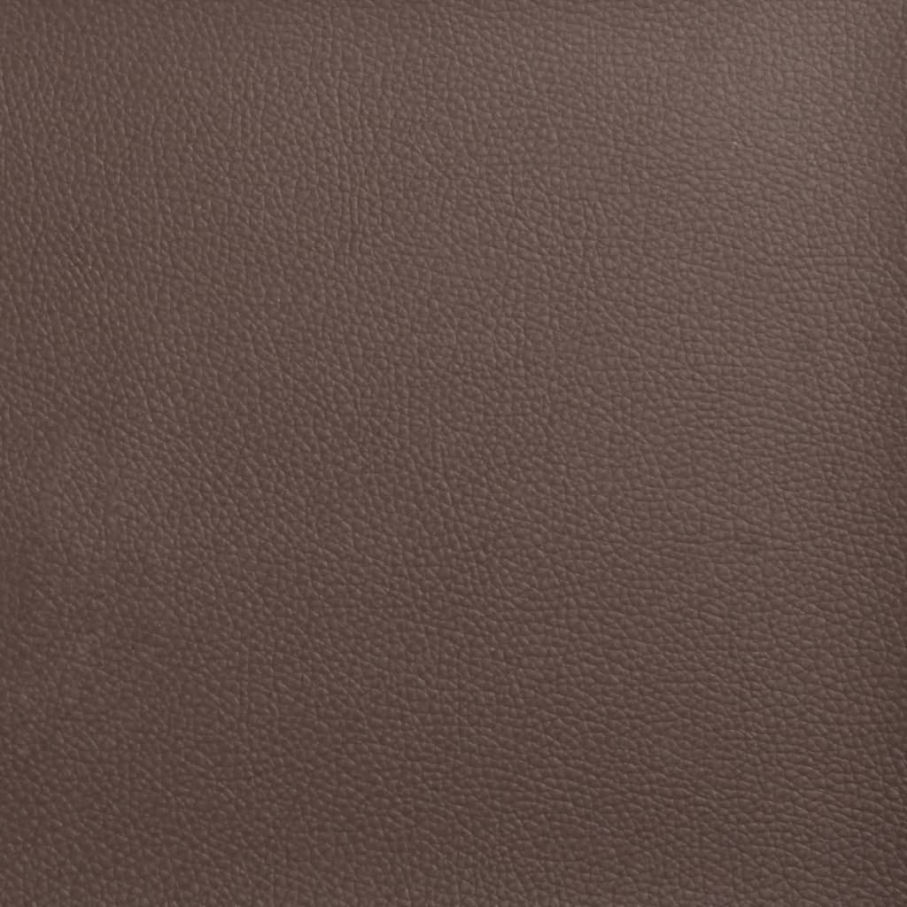 Massagestoel Verstelbaar Met Voetensteun Kunstleer Bruin