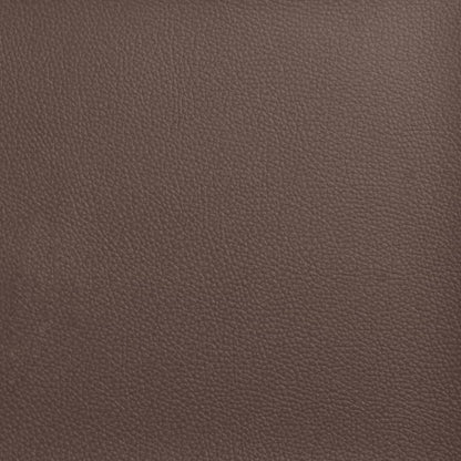 Fauteuil verstelbaar met voetensteun kunstleer bruin Bruin