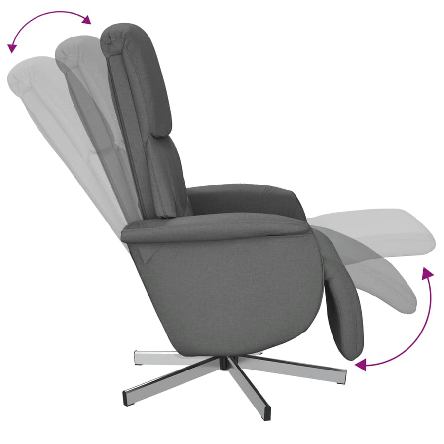Fauteuil Verstelbaar Met Voetensteun Stof