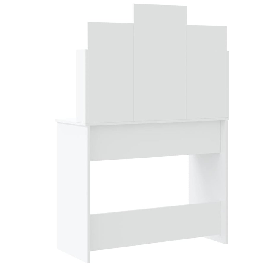 Kaptafel Met Led-Verlichting 96X40X42 Cm Wit