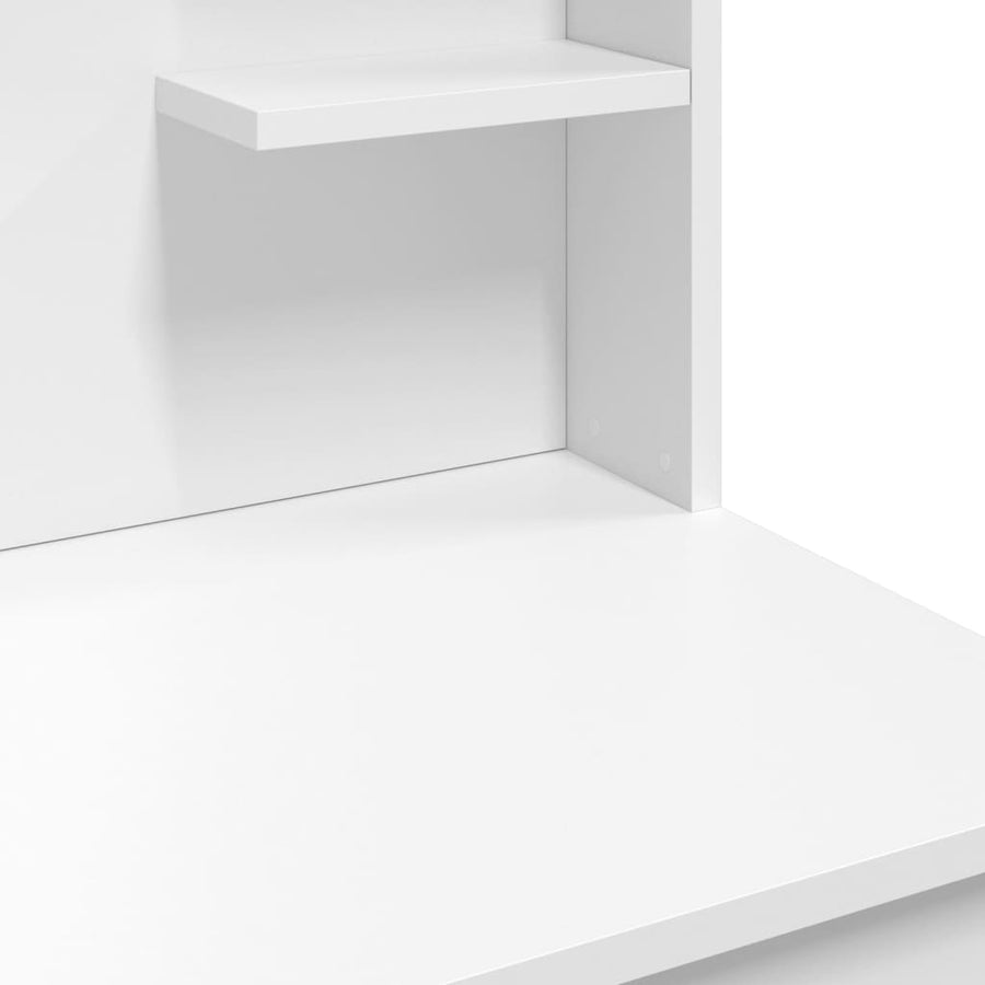 Kaptafel Met Led-Verlichting 96X40X42 Cm Wit