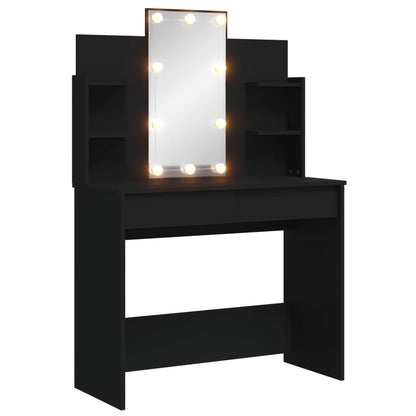 Kaptafel Met Led-Verlichting 96X40X142 Cm Zwart
