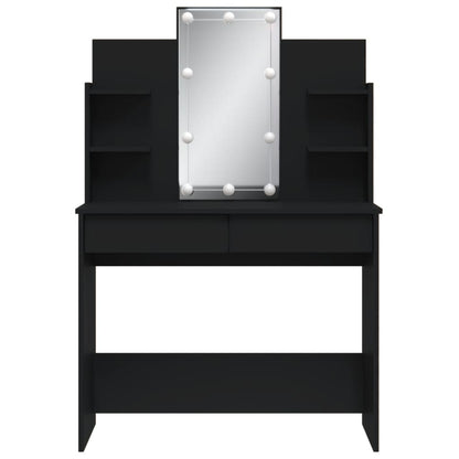 Kaptafel Met Led-Verlichting 96X40X142 Cm Zwart