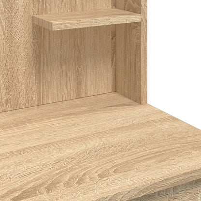 Kaptafel Met Led-Verlichting 96X40X42 Cm Kleurig Sonoma eiken