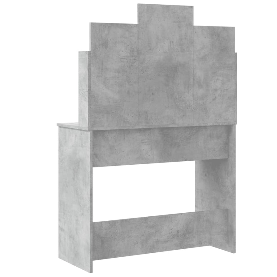 Kaptafel Met Led-Verlichting 96X40X42 Cm Betongrijs