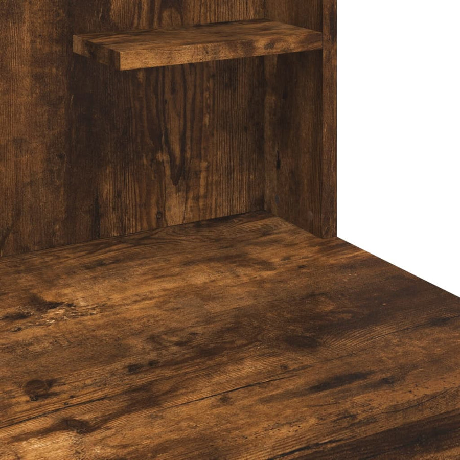 Kaptafel Met Led-Verlichting 96X40X42 Cm Kleurig Gerookt eiken