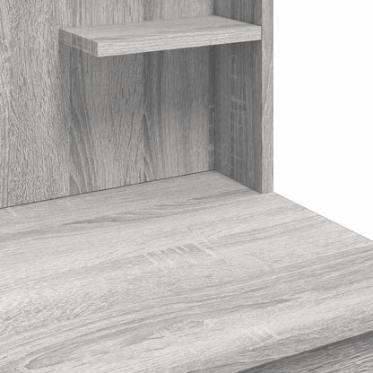 Kaptafel Met Led-Verlichting 96X40X42 Cm Grijs sonoma