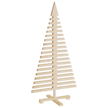 Kerstdecoraties kerstboom 3 st massief grenenhout