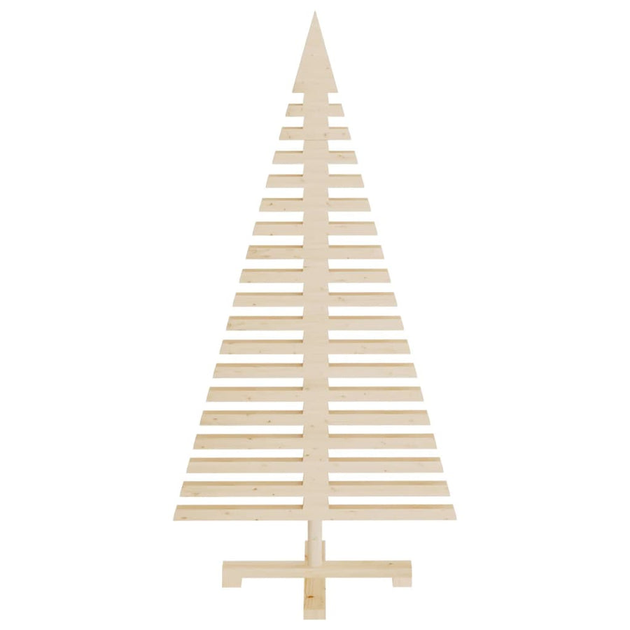 Kerstdecoraties kerstboom 3 st massief grenenhout