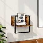 Wandschap 30x25x30 cm gerookt eikenkleurig