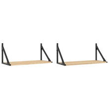 Wandschappen 2 St 60X25X25,5 Cm Bewerkt Hout Sonoma Eikenkleur