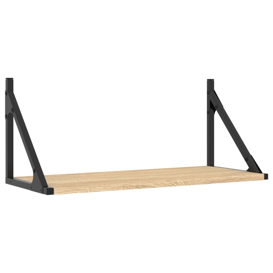 Wandschappen 2 St 60X25X25,5 Cm Bewerkt Hout Sonoma Eikenkleur