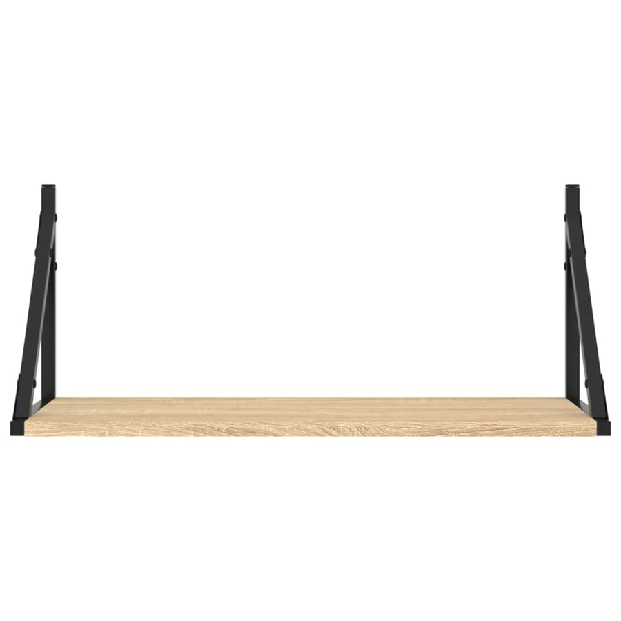 Wandschappen 2 St 60X25X25,5 Cm Bewerkt Hout Sonoma Eikenkleur