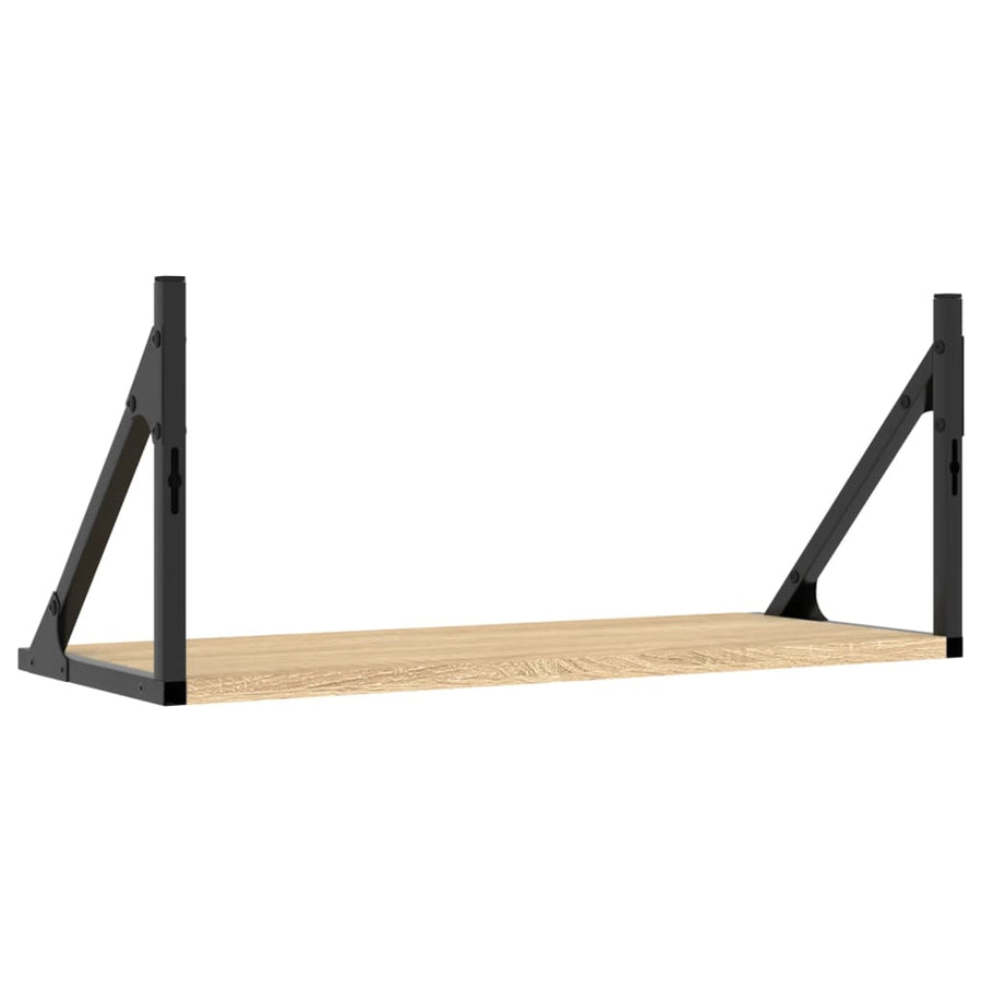 Wandschappen 2 St 60X25X25,5 Cm Bewerkt Hout Sonoma Eikenkleur