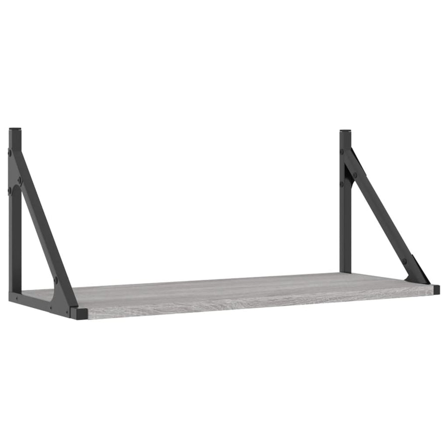 Wandschappen 2 St 60X25X25,5 Cm Bewerkt Hout Grijs Sonoma Eiken