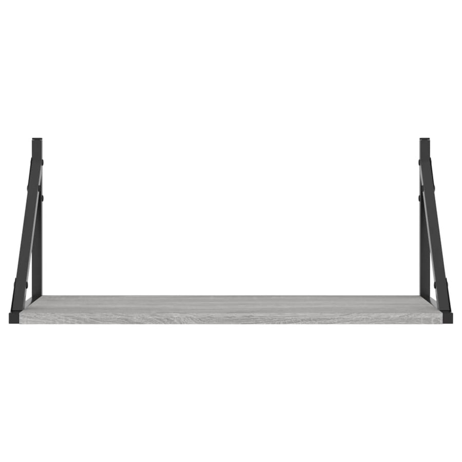 Wandschappen 2 St 60X25X25,5 Cm Bewerkt Hout Grijs Sonoma Eiken