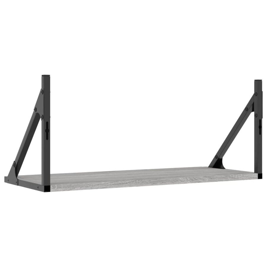 Wandschappen 2 St 60X25X25,5 Cm Bewerkt Hout Grijs Sonoma Eiken