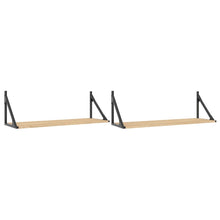 Wandschappen 2 St 80X25X25,5 Cm Bewerkt Hout Sonoma Eikenkleur