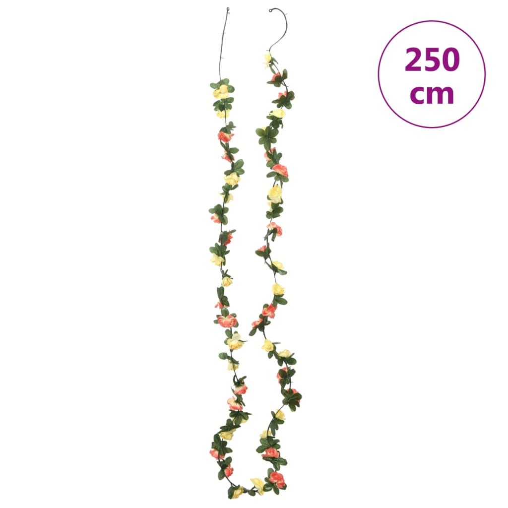 Kunstbloemslingers 6 St 250 Cm Zonsondergang Lenterood