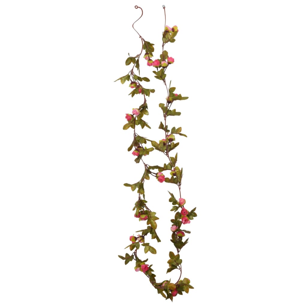 Kunstbloemslingers 6 St 215 Cm Roze