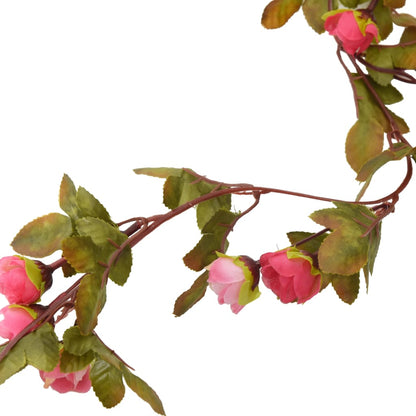 Kunstbloemslingers 6 St 215 Cm Roze
