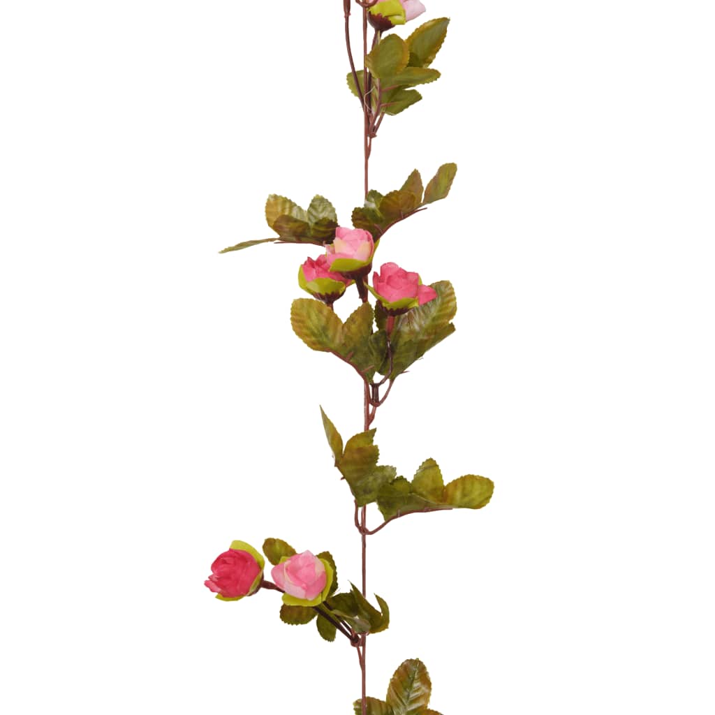 Kunstbloemslingers 6 St 215 Cm Roze