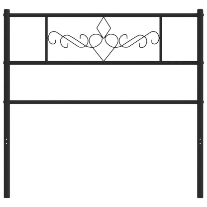 Hoofdbord 75 Cm Metaal Zwart