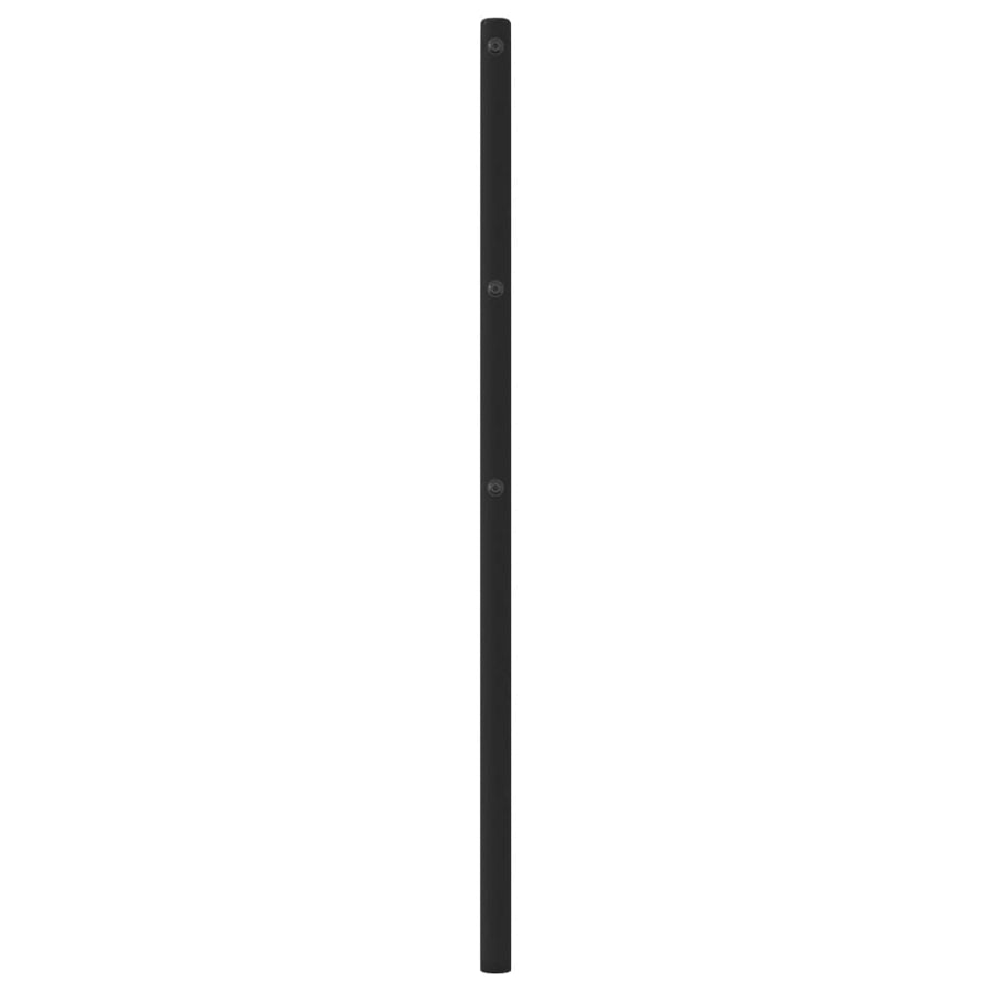 Hoofdbord 75 Cm Metaal Zwart
