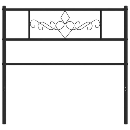 Hoofdbord 100 Cm Metaal Zwart