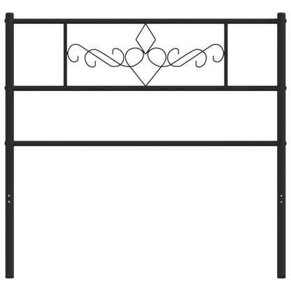 Hoofdbord 107 Cm Metaal Zwart