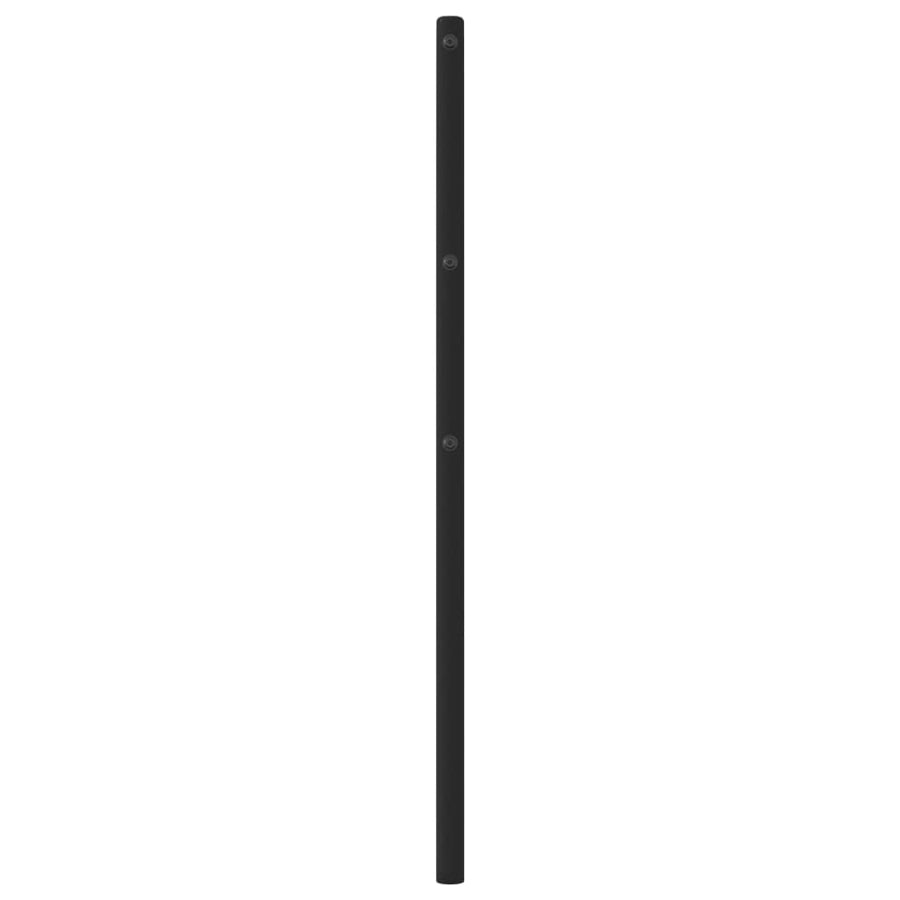 Hoofdbord 200 Cm Metaal Zwart