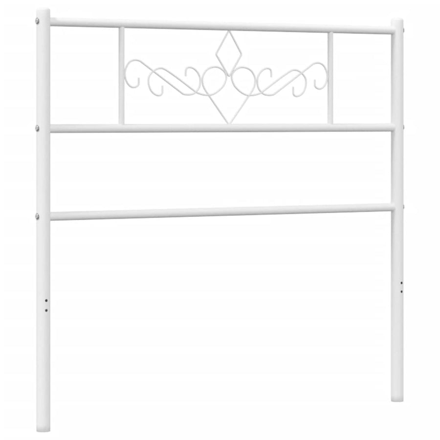 Hoofdbord 75 Cm Metaal Wit
