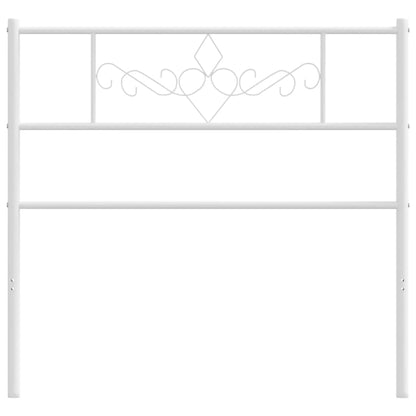 Hoofdbord 75 Cm Metaal Wit