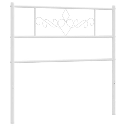Hoofdbord 75 Cm Metaal Wit