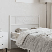 Replacement headboard 75 cm metal white