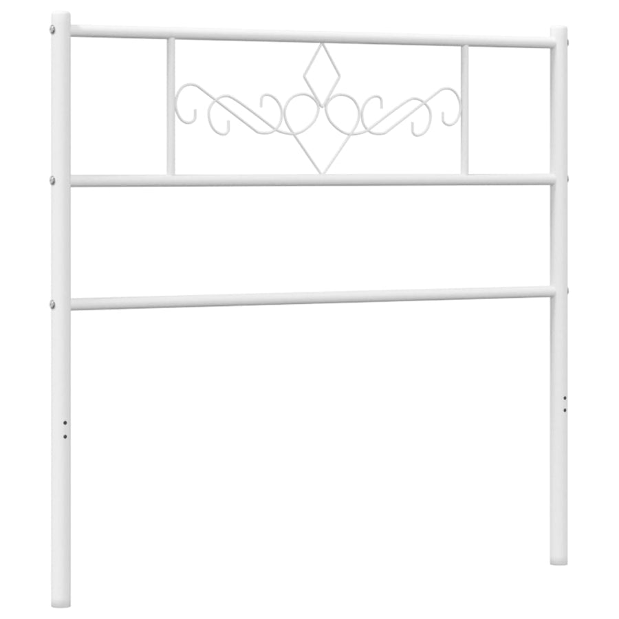Hoofdbord 107 Cm Metaal Wit