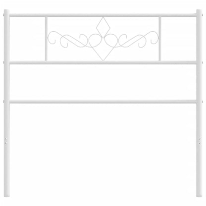 Hoofdbord 107 Cm Metaal Wit