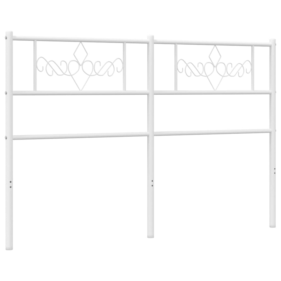 Hoofdbord 120 Cm Metaal Wit