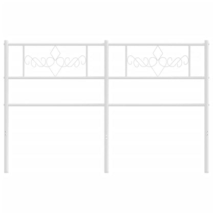 Hoofdbord 120 Cm Metaal Wit