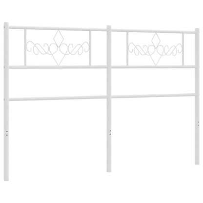 Hoofdbord 120 Cm Metaal Wit