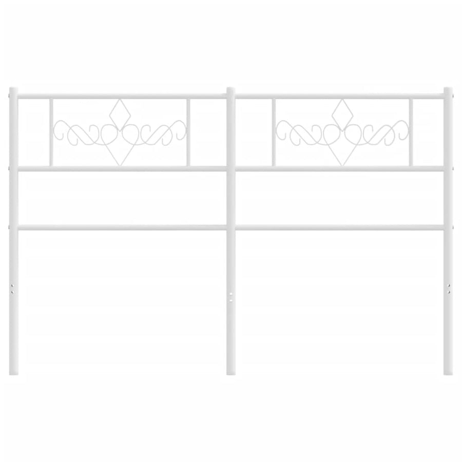 Hoofdbord 160 Cm Metaal Wit