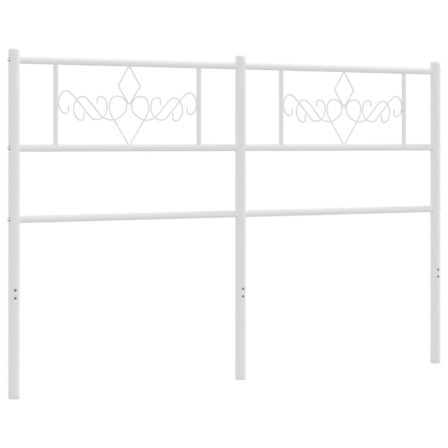 Hoofdbord 160 Cm Metaal Wit