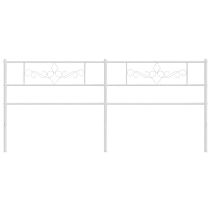 Hoofdbord 180 Cm Metaal Wit