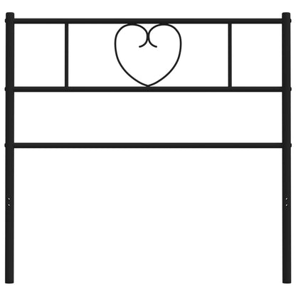 Hoofdbord 75 Cm Metaal Zwart