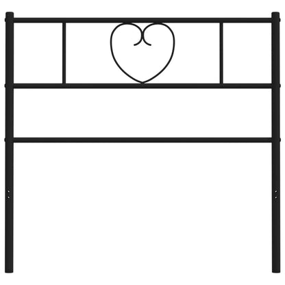 Hoofdbord 90 Cm Metaal Zwart