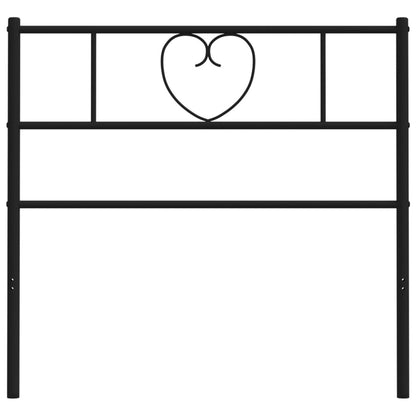Hoofdbord 100 Cm Metaal Zwart