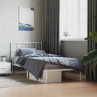 Bedframe metaal wit 107x203 cm