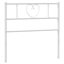 Hoofdbord 75 Cm Metaal Wit