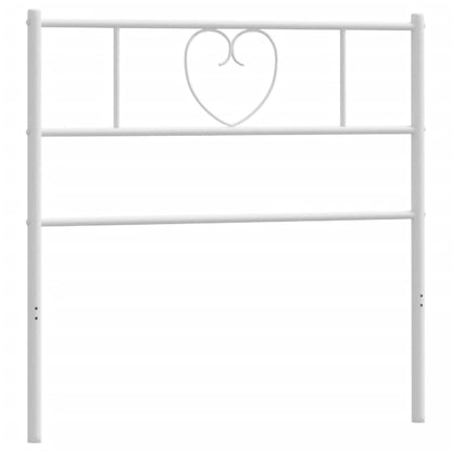 Hoofdbord 75 Cm Metaal Wit