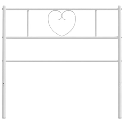 Hoofdbord 75 Cm Metaal Wit